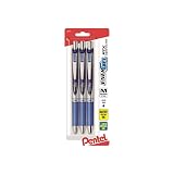 Pentel EnerGel Deluxe RTX Gel Ink Pens, 0.7 Millimeter Metal Tip, Blue Ink, 3-Pack (BL77BP3C) – view 4