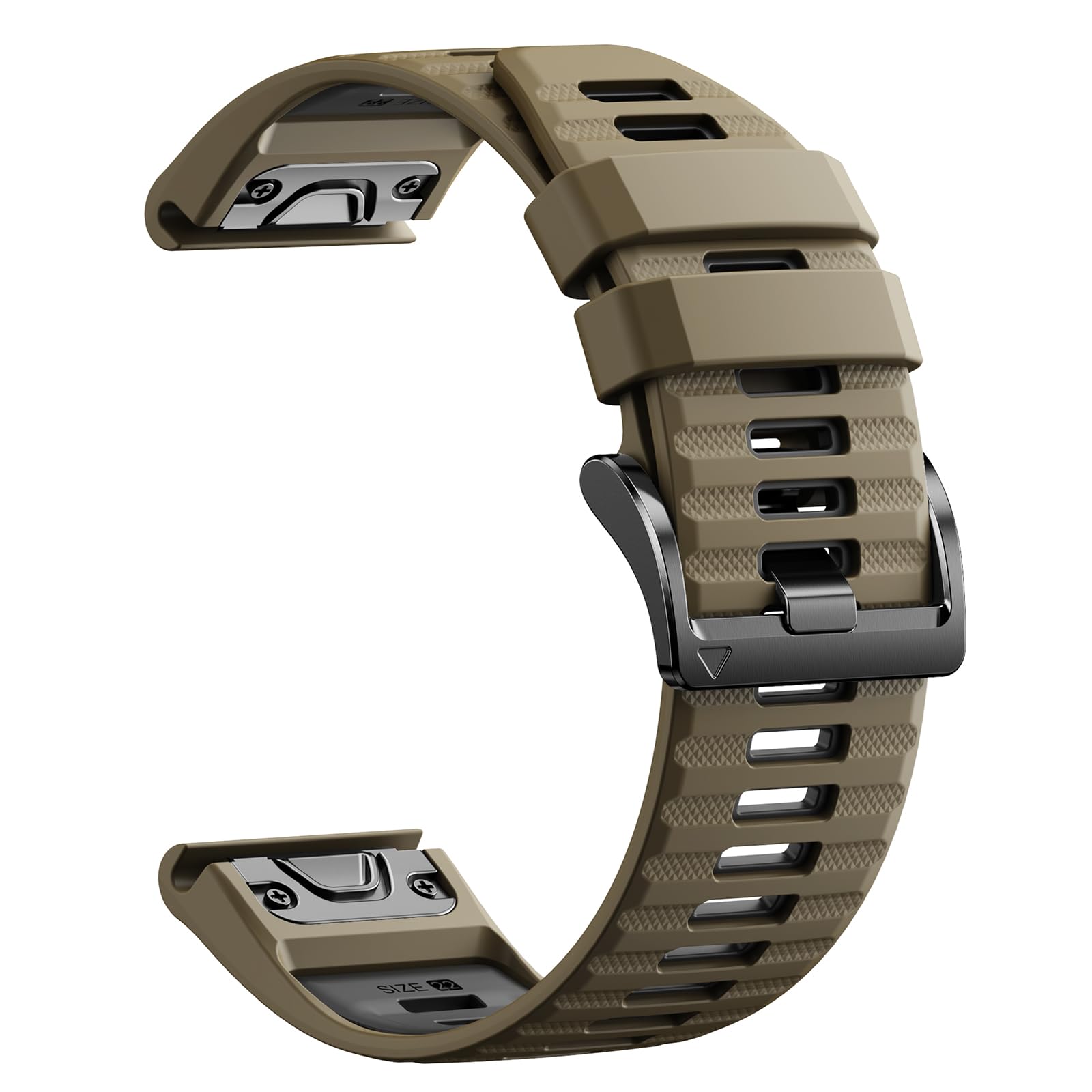 Quickfit 22mm Watch Bands for Garmin Fenix 8 47mm/7/6/5, Sports Silicone Bands Compatible…