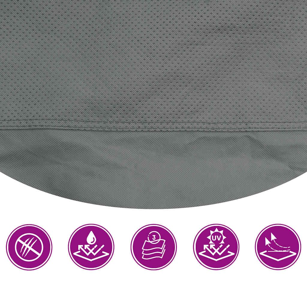 vidaXL Cubierta de Techo para Caravana Tela no Tejida Gris 800x300 cm