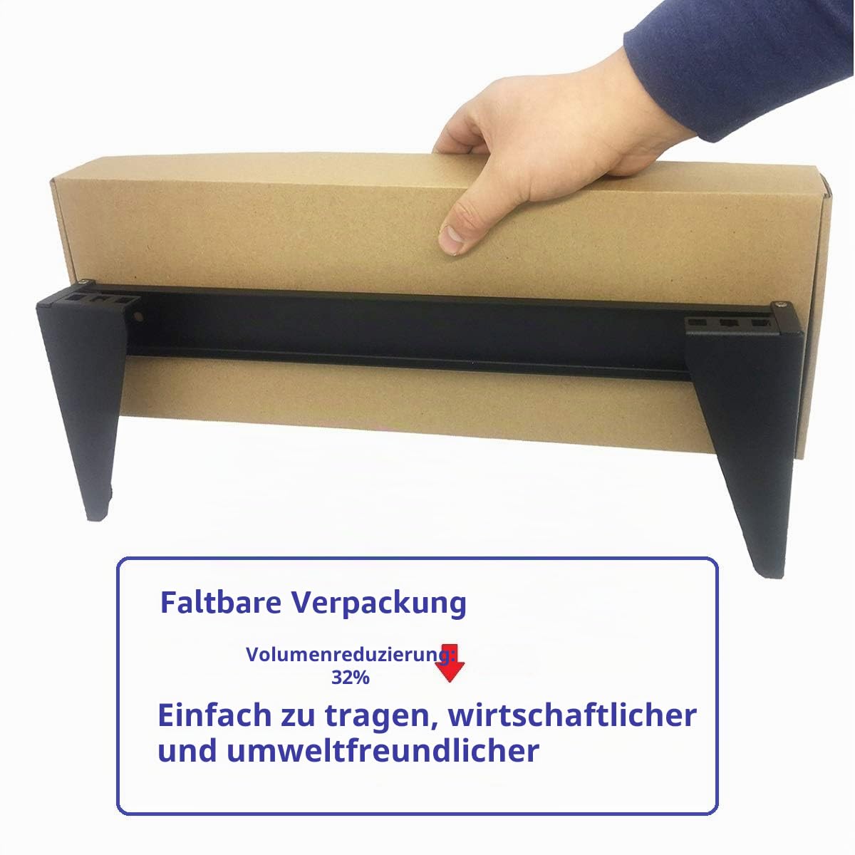 1U 19 Zoll Hochleistungs-vertikales wandmontierbares Rack und 125 lb wandmontierbares Server-Rack | Wandhalterung für 48,3 cm (19 Zoll) Daten- und Netzwerkgeräte, unterstützt bis zu 56 kg (1U150)