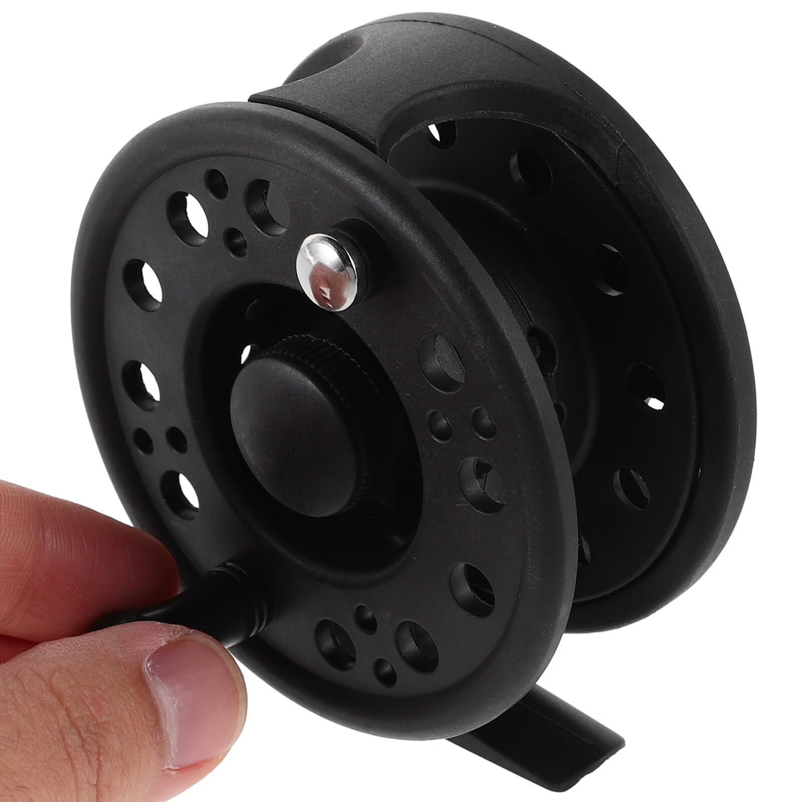 KICHOUSE Fishing Wheel Reel Abs Plastic Front Cast Fly Fishing Reel Gla5/6 Centerpin Coarse Floating Design Freshwater Bass Carp Trout