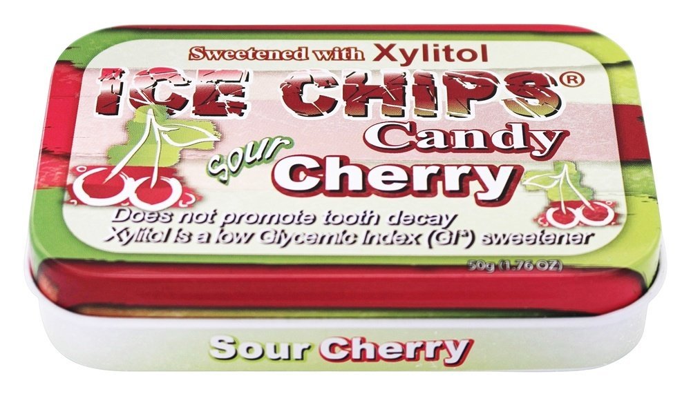 ICE CHIPS CANDY - Sour Cherry 1.76 OZ