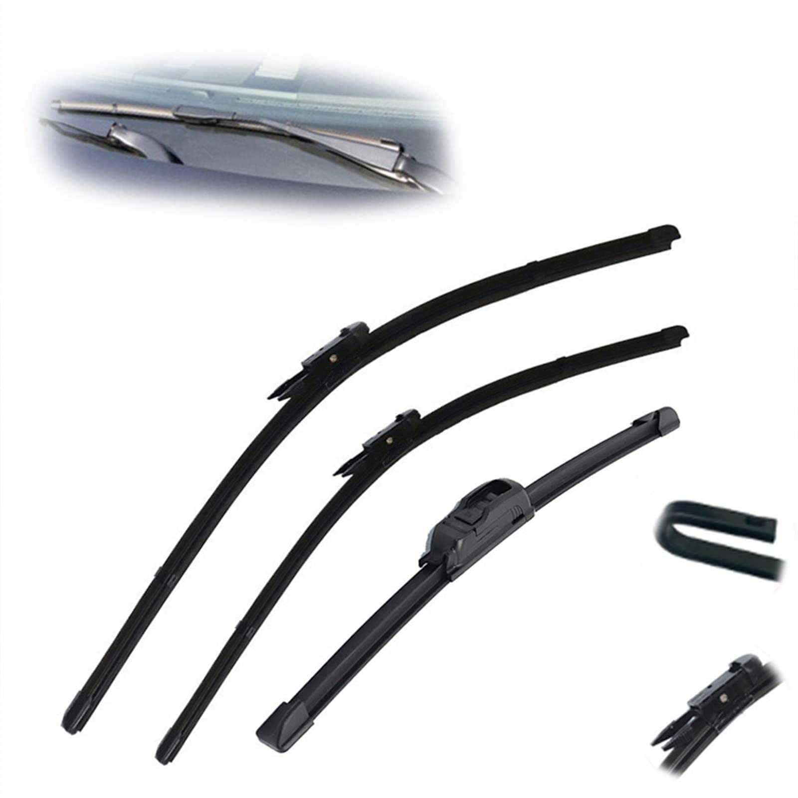 Auto Tergicristallo Tergicristallo Anteriore E Posteriore Per Auto Per Land Rover Per Freelander 2 2006 2007 2008 2009 2010 2011 2012 2013 2014 24"+20"+14"