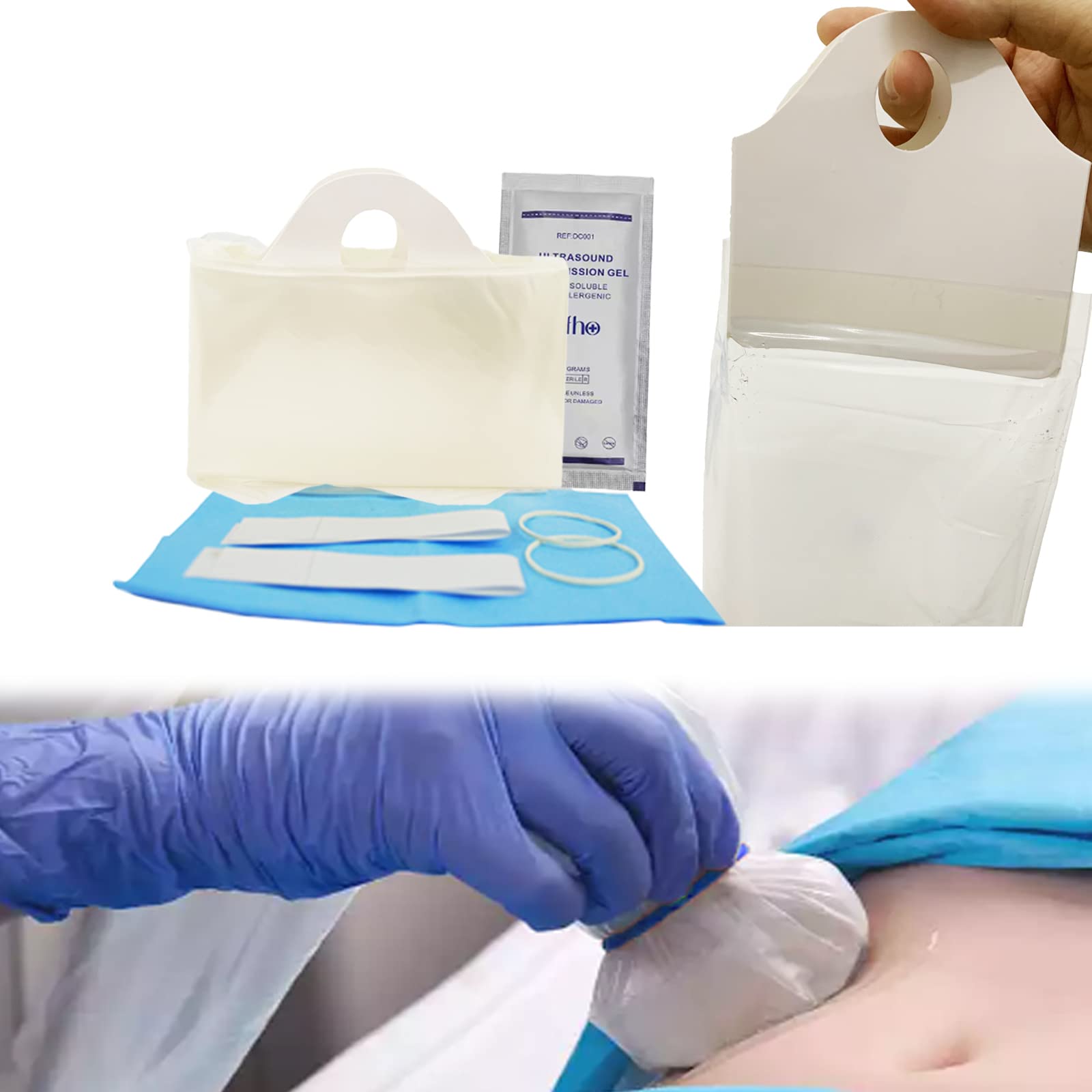 MEDISS Ultrasound Probe Cover, 5.5" x 48", Sterile Disposable Latex-Free, Individually Packaged (50 Covers)