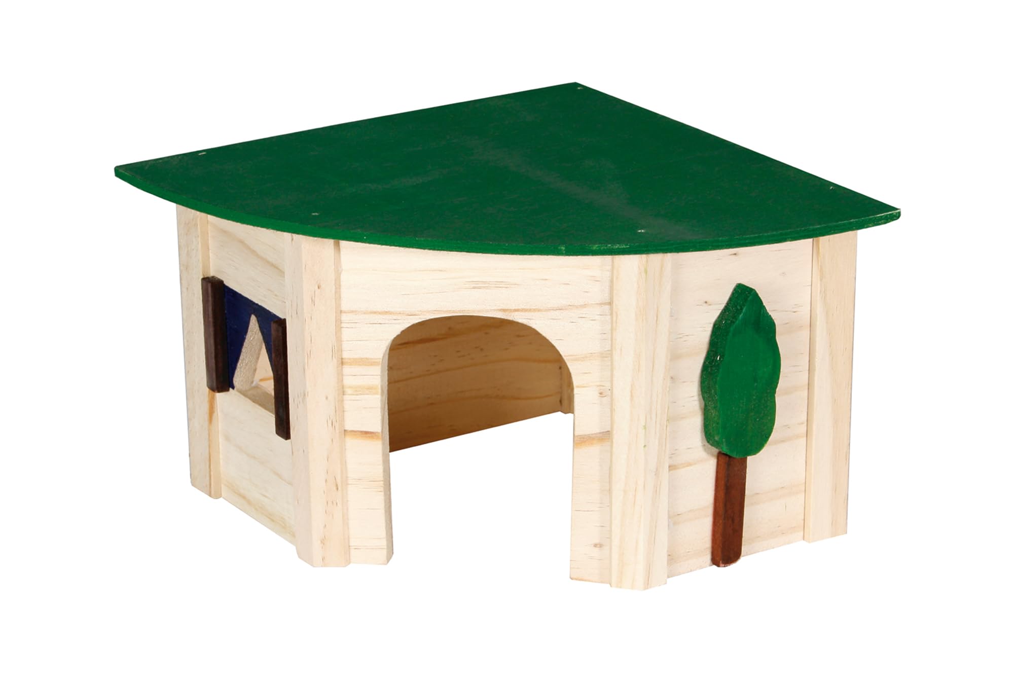 Karlie 84775 Casa Roedor para Esquina, 18 x 18 x 13 cm, Wonderland, M