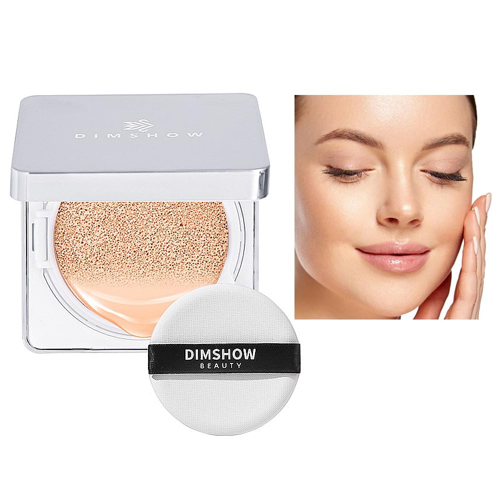 Flawless Cushion Foundation Makeup for Man and Woman Hydrating Long-Lasting Buildable Coverage Highly Conceal Lightweight and Moisturizing Refill