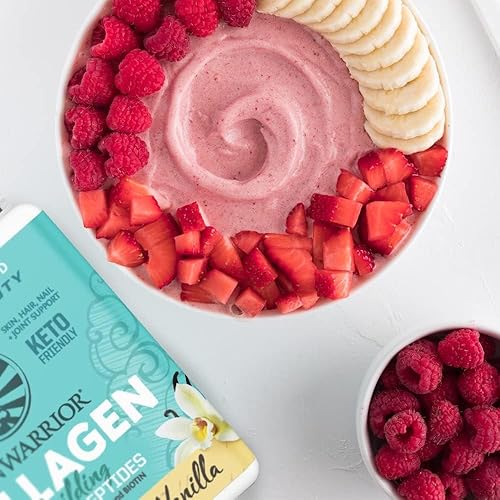 Miniatura 6 de Sunwarrior Proteína vegana de colágeno en polvo a base de plantas Minerales de ácido hialurónico de sílice, biotina, sin soja, sin lácteos, sin