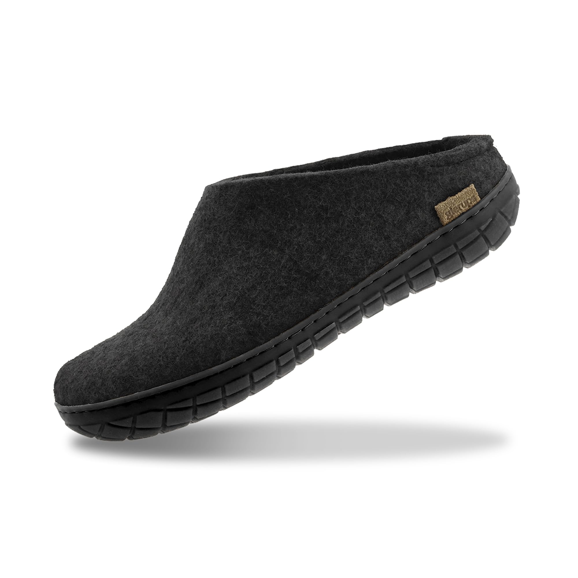 Glerups 100% quality wool mix Slipper with rubber sole - Unisex Slip-on