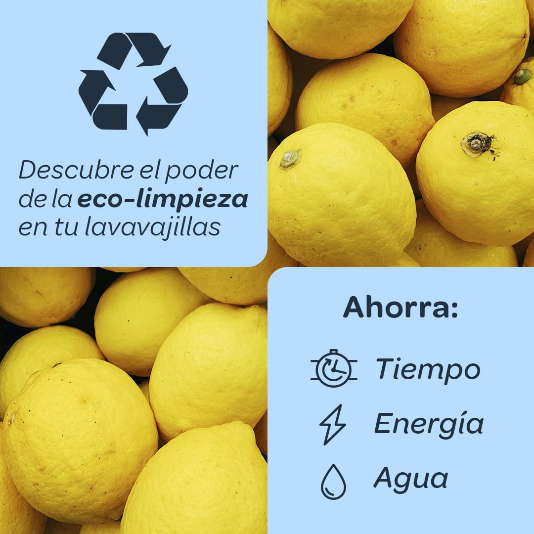 Flopp - Cápsulas Lavavajillas Ecológico | 110 Cápsulas con Envase Biodegradable | Etiqueta EU Ecolabel | Abrillantador con Protección del Cristal | Formula Vegana