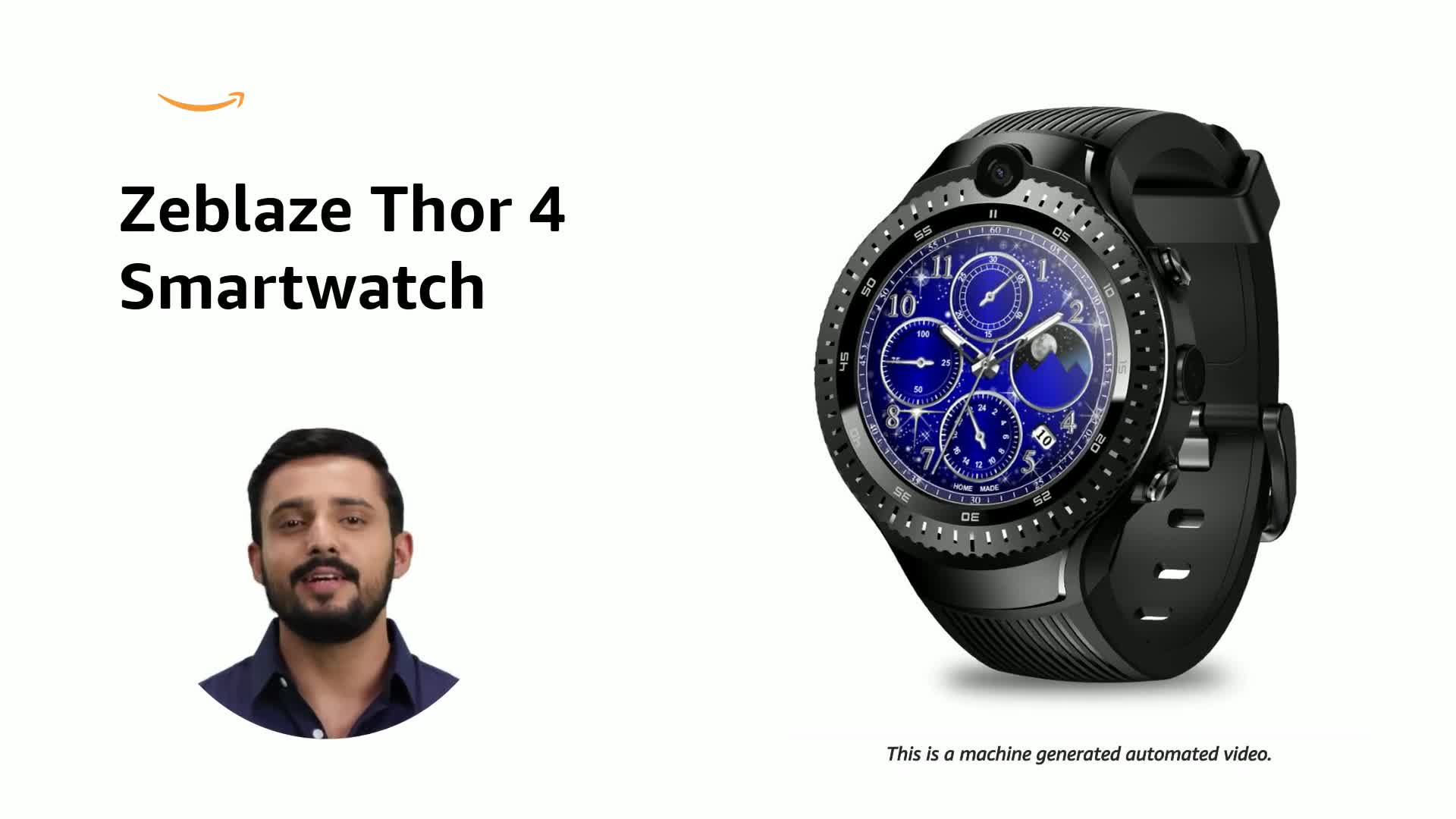 Zeblaze Thor 4 Dual 4G SmartWatch 1GB 16GB 5.0MP 5.0MP Dual Camera 1.4 AOMLED Display GPS Smart Watch Amazon.in Electronics