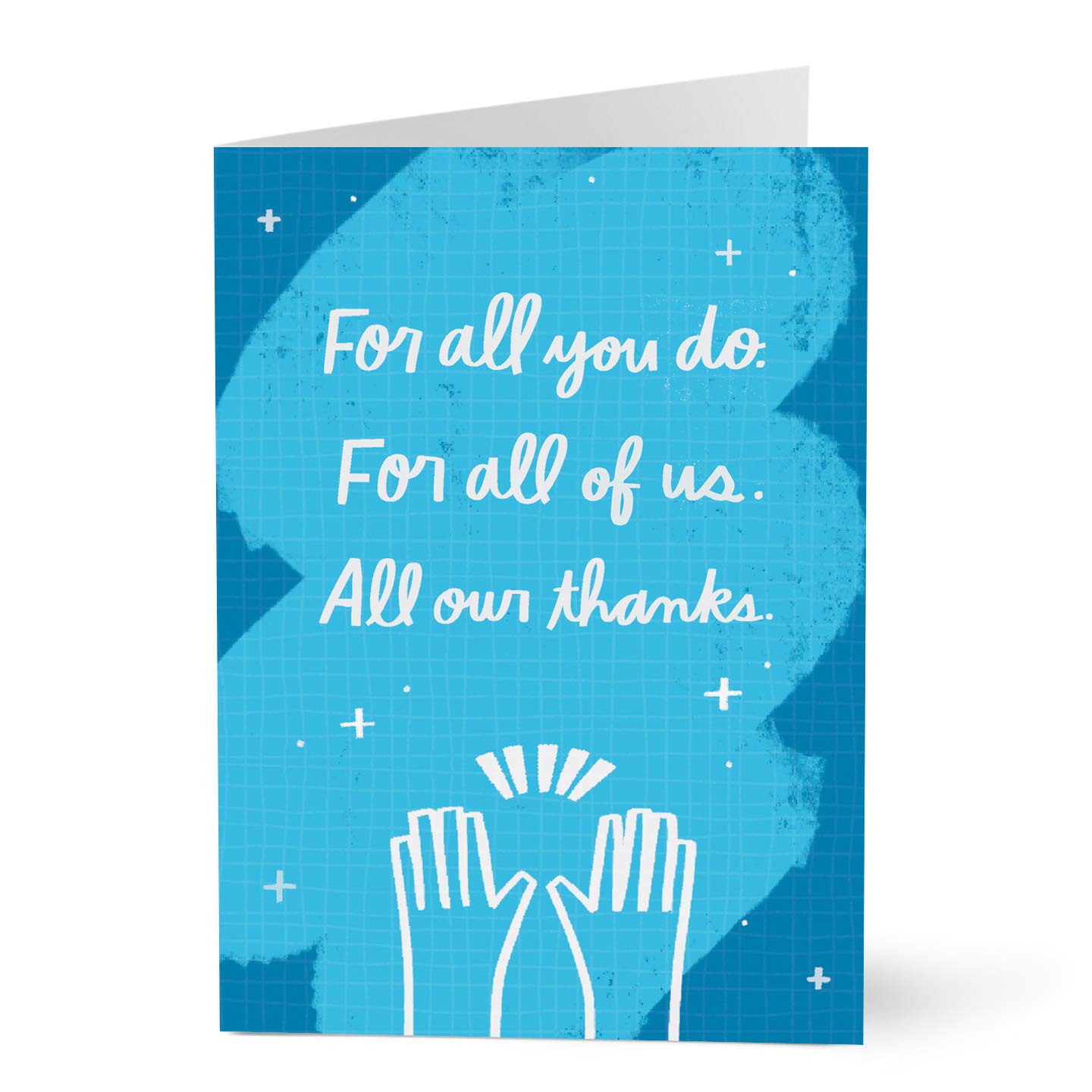 Hallmark Business (25 Pack) Thank You Card (All Our Thanks) for Nurses, Doctors and Medical Staff