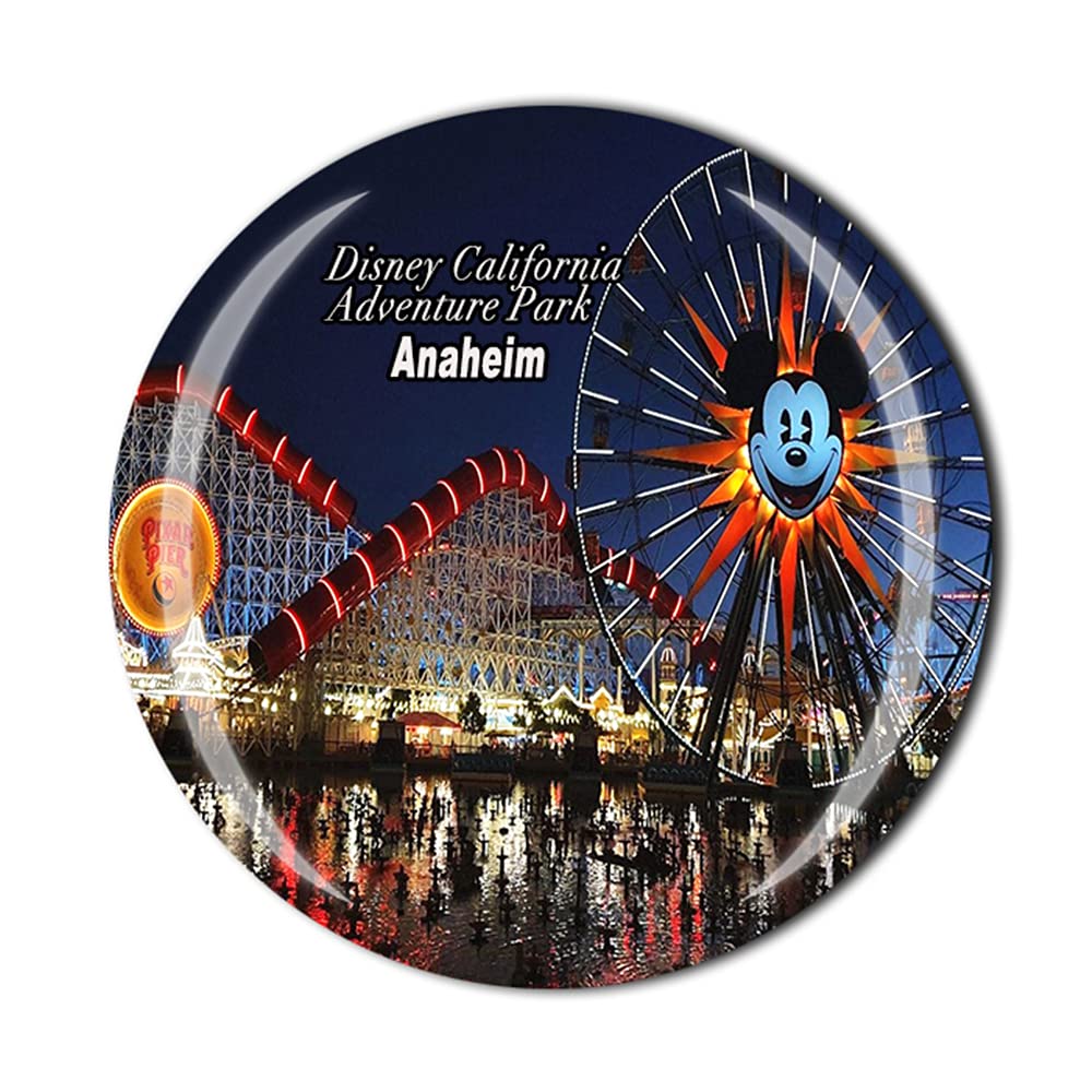 Timefly Anaheim Usa America Fridge Magnet Crystal Tourist Souvenir Gift Collection Refrigerator Magnetic Sticker