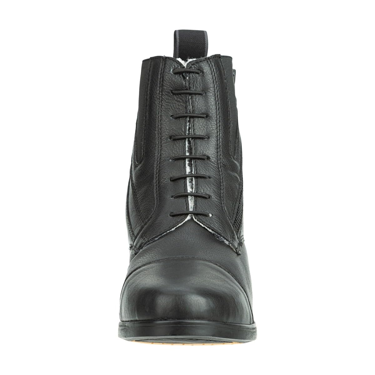 SUEDWIND FOOTWEAR Damen Winter-Reitstiefeletten ADVANCED II SZ SOFT WINTER – Leder Chelsea Boots – Reit- & Freizeit-Stiefeletten m. Reißverschluss, Kunstfell & Gummisohle – Schwarz & Gr. 36-43