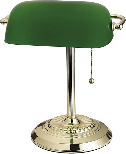 Miniatura 2 de Catalina Lighting Lámpara de escritorio tradicional, bronce aceitado, hogar inteligente capaz para oficina en casa, dormitorio, apartamento, con