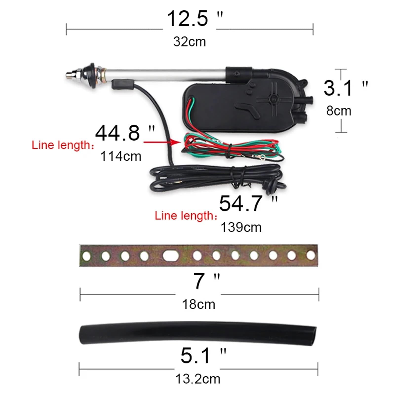 Antenne per auto Antenne trasmittenti AM FM da 12 V, antenne elettriche, telescopiche automatiche, accessori per veicoli esterni per auto