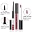evpct 2Pcs Rose Red Pink Mauve Neutral Color Lip Liner and Matte Lipstick Makeup Sets Vegan Lipstick Lip Liner and Gloss Set Lip Stain Long Lasting Waterproof 24 31