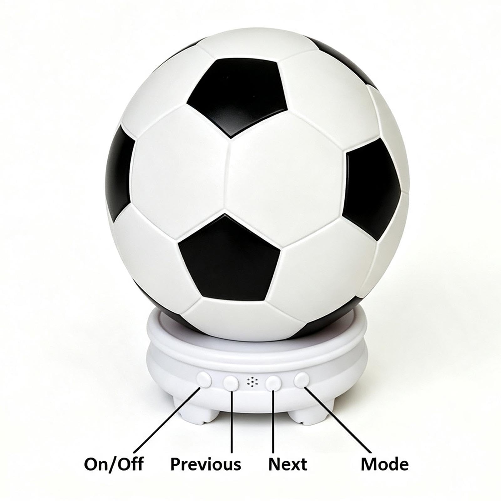Diffusori Wireless Lampada Notturna a Forma di Pallone da Calcio per Feste | Diffusori Wireless Esterni per Casa Ufficio Bar del Pallone