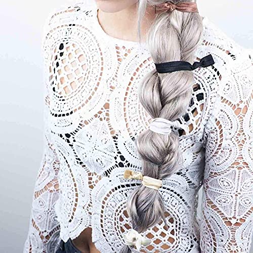 Kitsch-5-Piece-Hair-Ties-Set-Knotted-Elastic-Hair-Ties-for-Women-and-Mothers-Day-Ponytail-Holders-for-Thick-Hair-Elastic-Hair-Bands-Ties-for-Girls-Hair-Accessories-for-Girls-Back-to-Basics
