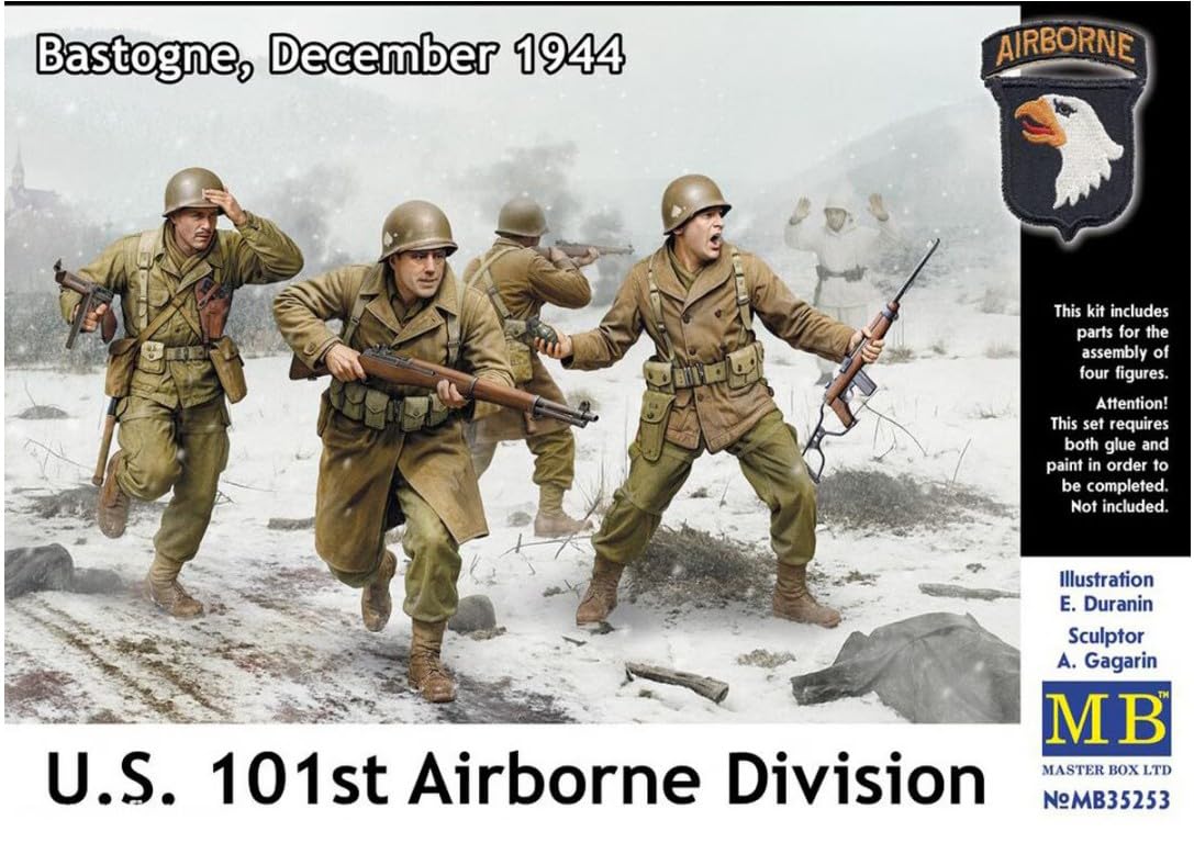 Masterbox 1:35 - US 101st Airborne, Bastogne, Dec 1944