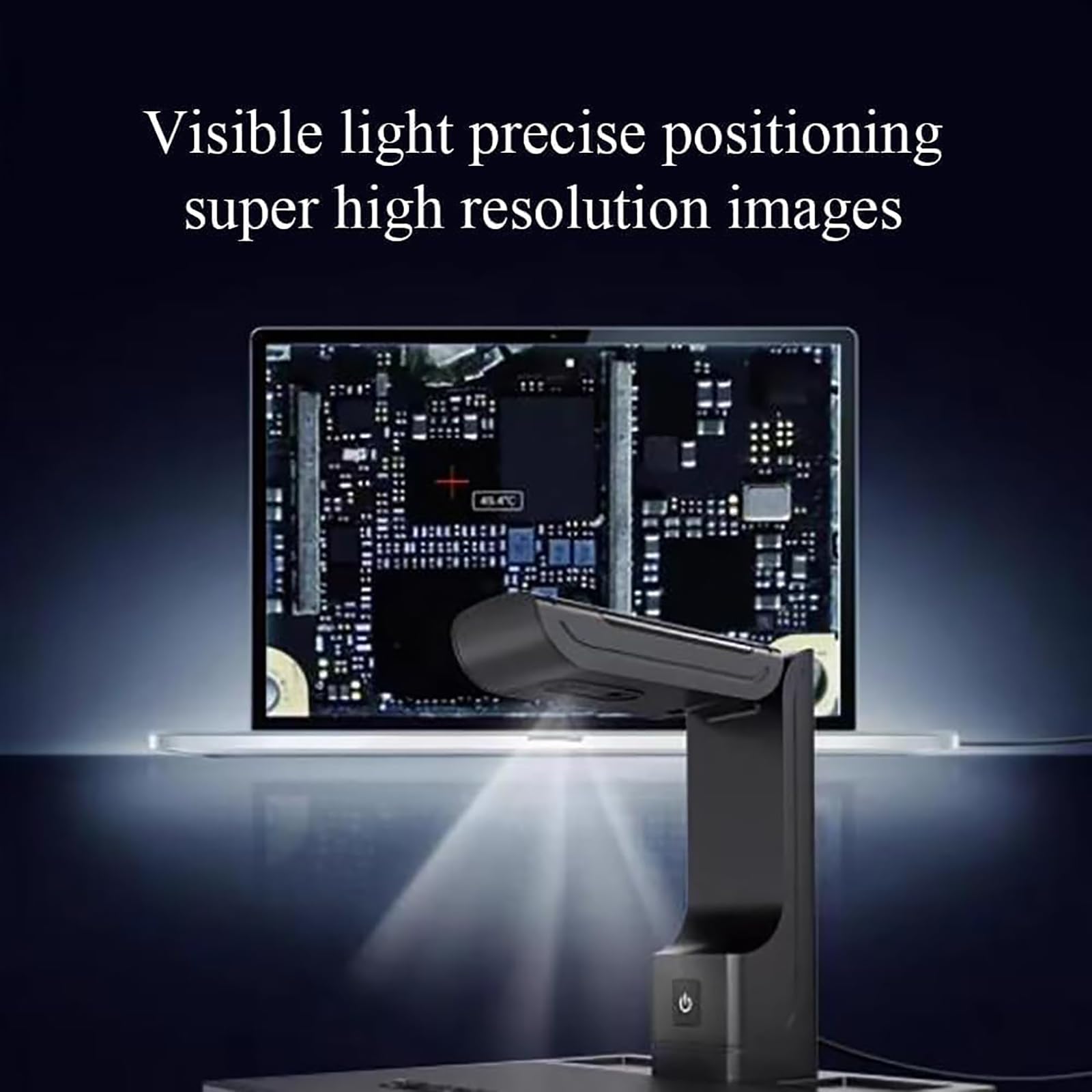 Thermokamera für Leiterplatten, PCB-Imager, 256 x 192 IR-Auflösung, 25 ° x 18 ° Sichtfeld, Hochtemperaturalarm, faltbares Design für Computerreparatur und Datenwiederherstellung
