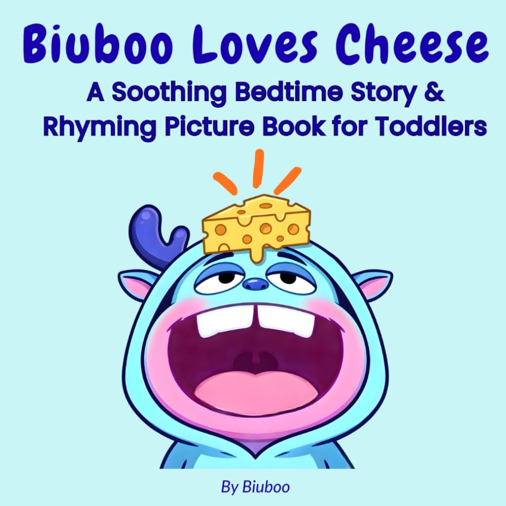 Biuboo Loves Cheese: A Soothing Bedtime Story & Rhyming Picture Book for Toddlers (The Cheesy World of Biuboo)