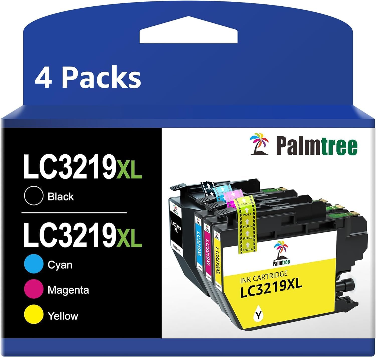Kit 4 Cartouches D'encre Colorfly Compatibles Brother LC527 - Pour Imprimantes MFC-J4350DW, J4550DW - Noir + Couleurs