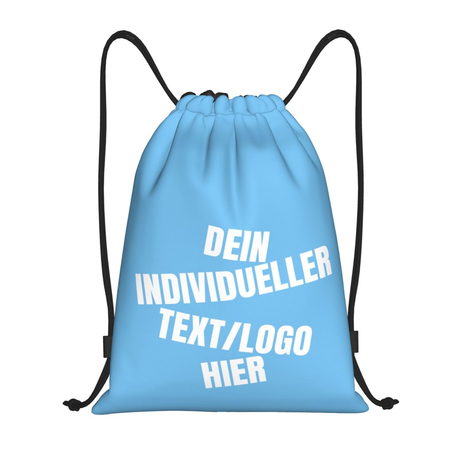 VPALSIEF Personalisierte Kordelzugtasche - 35,6x40,6 Cm, Wasserdicht, 37 Farben, Mit Eigenem Foto/Text