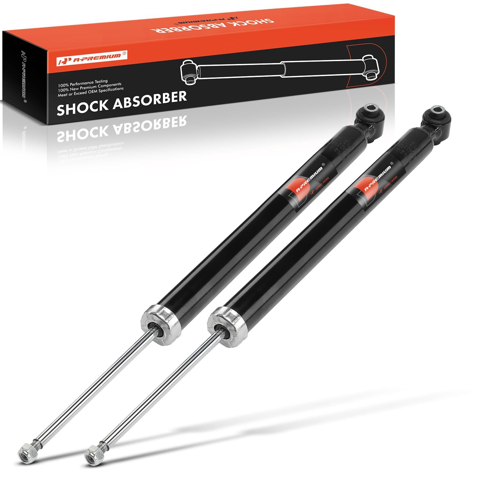 A-Premium Rear Pair (2) Shock Absorber Compatible with Mercedes