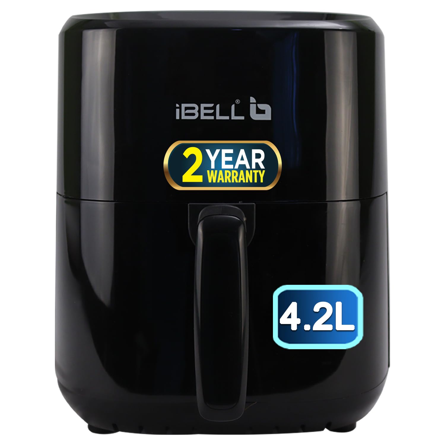 iBELL IBLAF420DM Air Fryer 4.2 Litre - 1500W, 7 Cooking Presets, Smart Rapid Air Technology, Timer Function, Auto-off & Adjustable Temperature Control (Black) (B0CWRTWV9P) Amazon Price History, Amazon Price Tracker