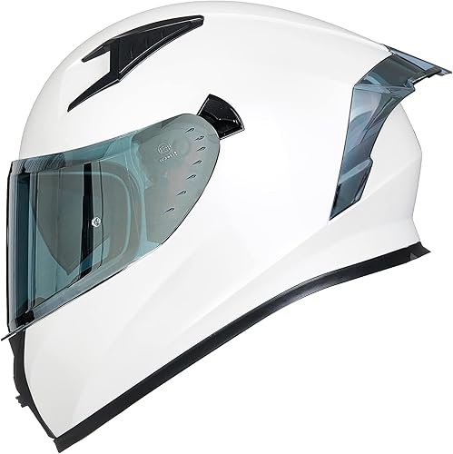 ILM Casco de motocicleta de cara completa con Pinlock compatible con viseras y aletas transparentes y tintadas, casco de motocross para bicicleta de