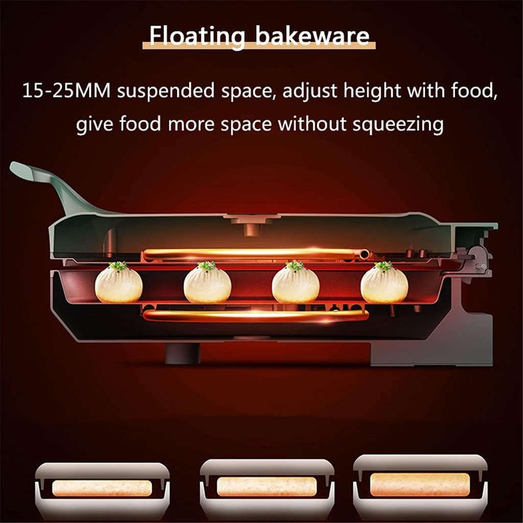 Household Side Baking Pan Electric Skillet Frying Crepe Pancake Maker Automatic Pizza BBQ Machine