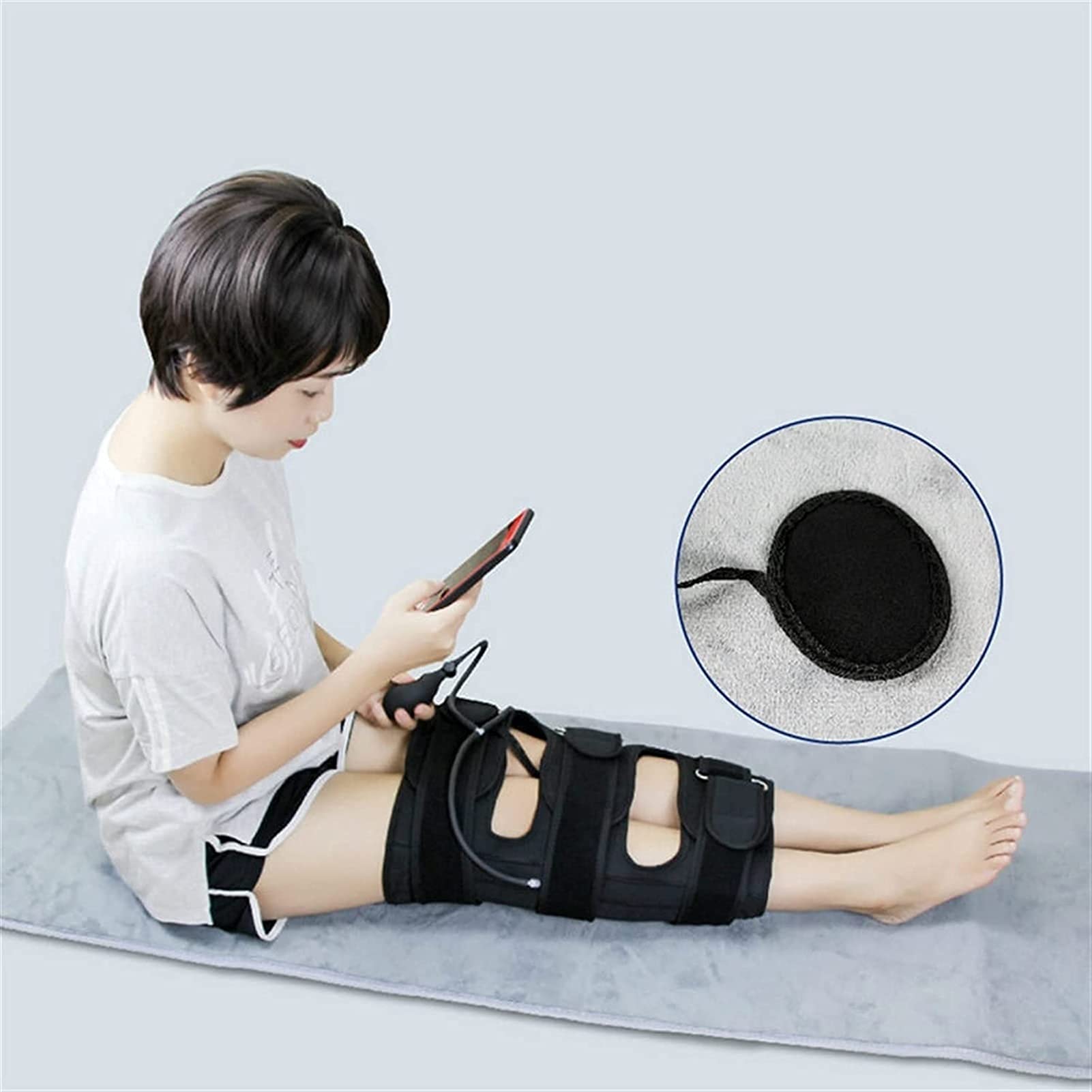 Cinturón de corrección de piernas Ajustable en forma de O/X Pierna Muslo Soportes Cinturón de corrección para adultos y niños Rodilleras Pierna en bucle Ortesis de tracción de pierna Conformación de