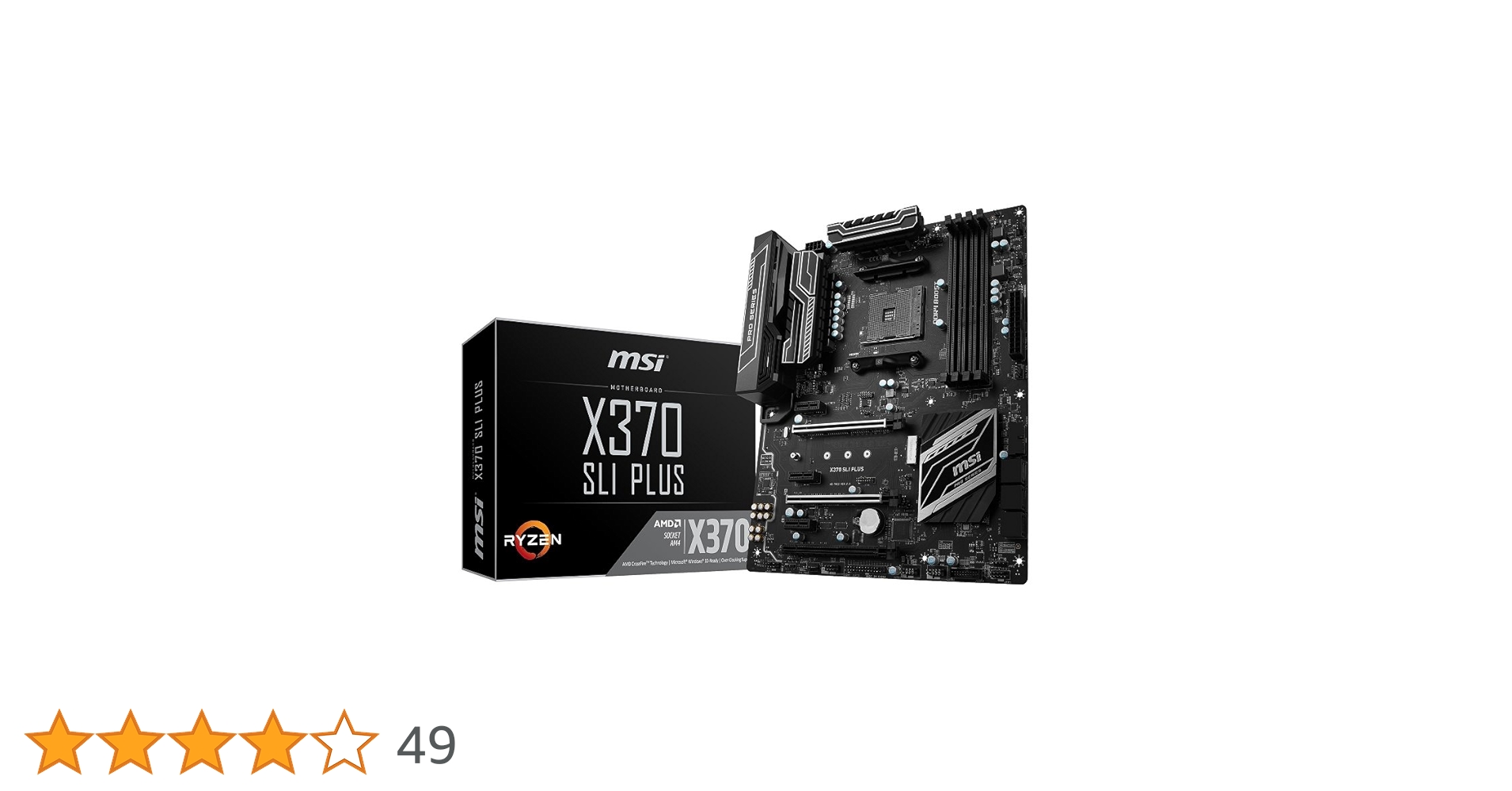 (未使用･未開封品)　MSI X370 SLI PLUS ATXマザーボード [AMD RYZEN対応 socket AM4] MB3913 wyeba8q Amazon | MSI X370 SLI PLUS ATXマザーボード [AMD RYZEN対応