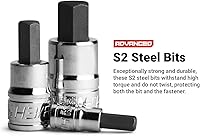 Vista 2 de Capri Tools Juego de llaves hexagonales, SAE, serie avanzada, 13 piezas