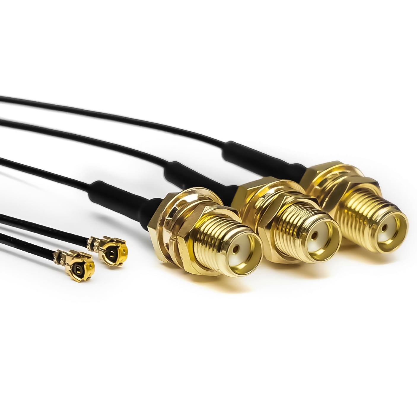 5 sztuk MHF4 UFL do SMA 12-calowy SMA żeński do U.FL IPX 0,81 mm Kabel koncentryczny UFL IPX-4 o niskiej stratności przedłużacz do radia, anteny, mini PCI