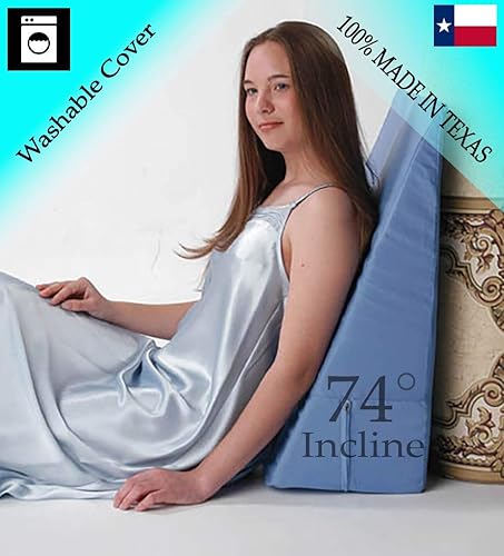 Miniatura 2 de Cuña de cama de 7 pulgadas (crudo)  Espuma de apoyo  Ideal para hernia, presión, circulación, embarazo  Leer, ver la televisión y juegos  Fabricado