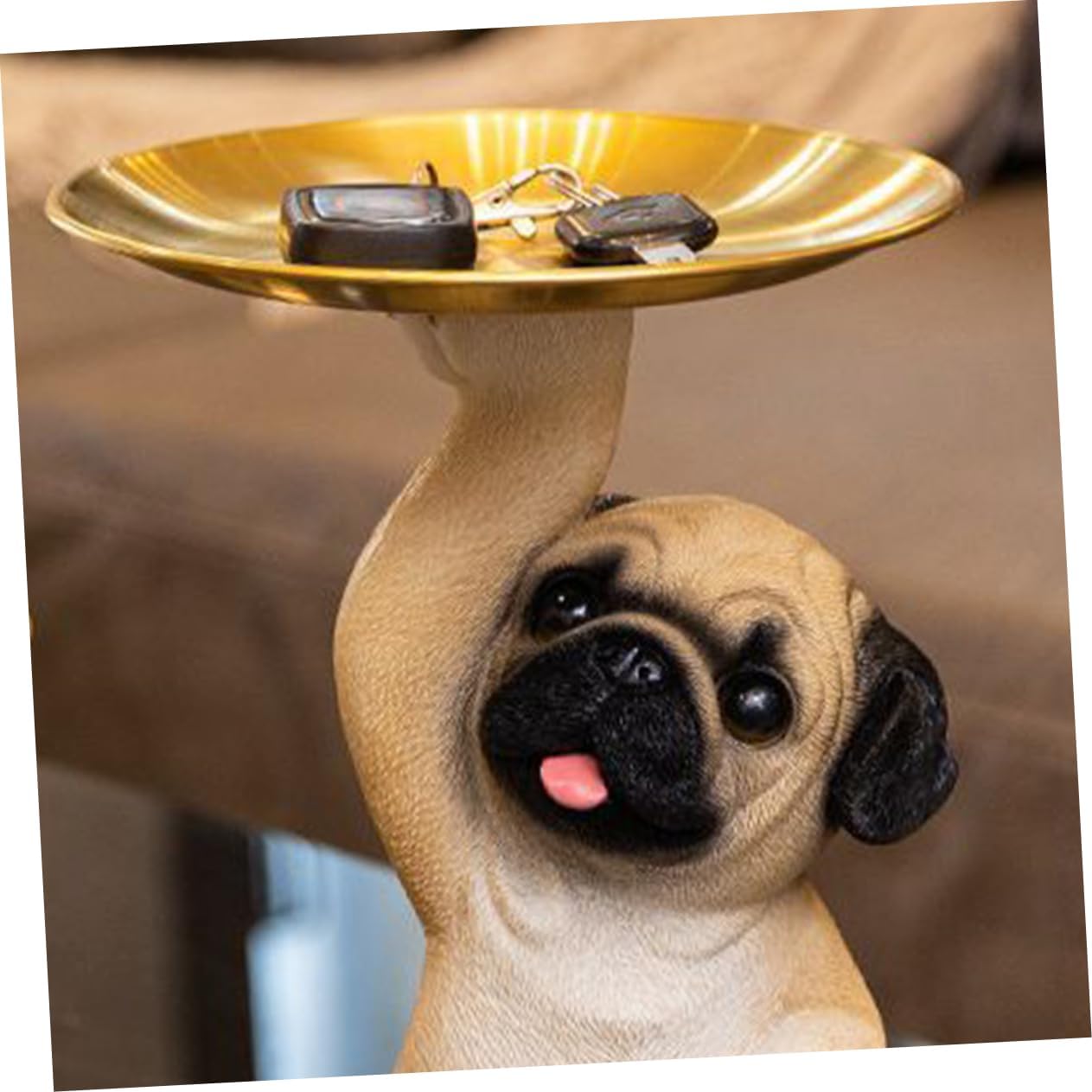 Dog Holding Decoration Tray | Decoration Dog Serving Tray with Handle | Dishes Plate Holder for Kitchen, Bedroom, Office, Dinning Table Dog Serving Tray Decorative Showpiece Item (1) — Amazon image 4