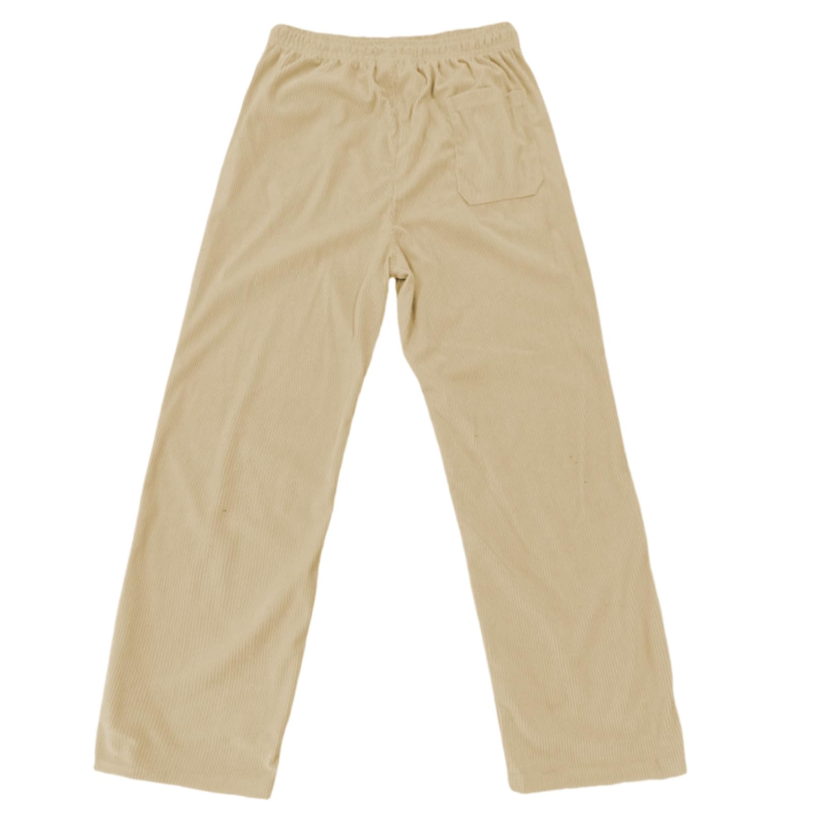 Générique Pantalon Velours Homme Japonais Côtelé Kirakuco Pantalon Taille Elastique Hiver Chaud Sweatpants Décontracté Grande Taille Baggy Jogging avec Poche Streetwear