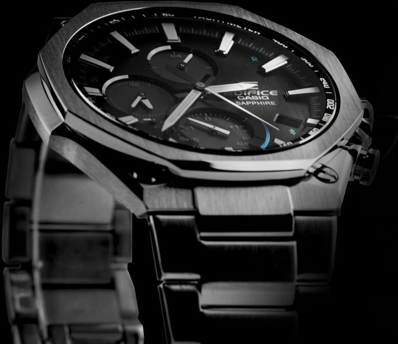 Casio Edifice Watch EQB-1100D-1AER, srebro, bransoletka