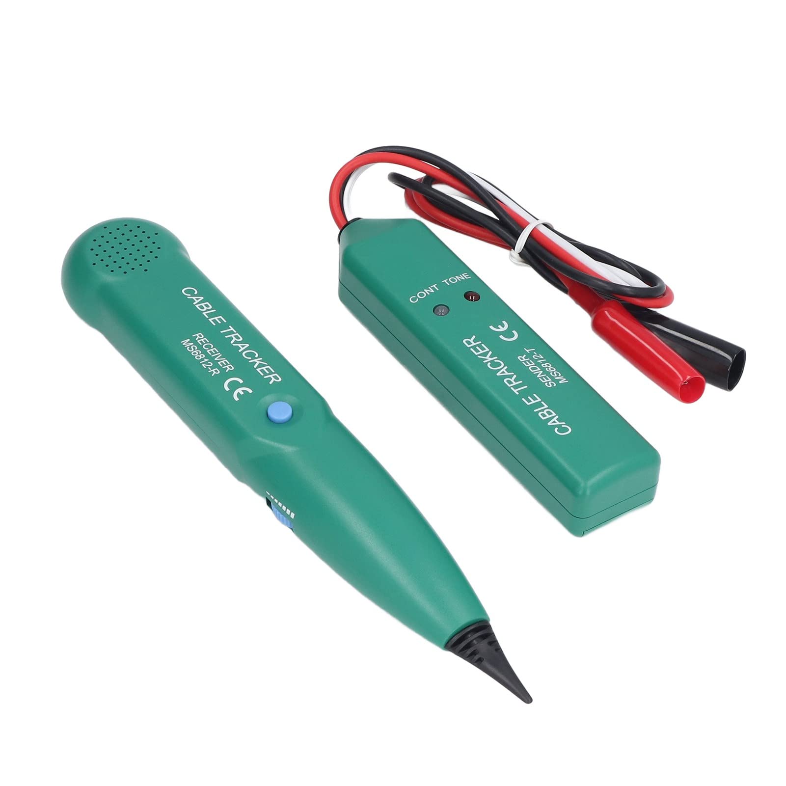Cable Tester Kit Professional Wire Tracer Cable Detector for Telephone Lines Testing 1.5kHz Frequency Sturdy Line Finder Made of Plastic