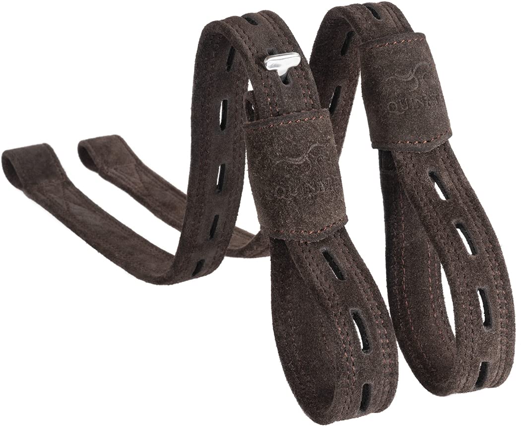 Equinate Slimline Mono Columbia Étrivières en daim Marron 70 cm