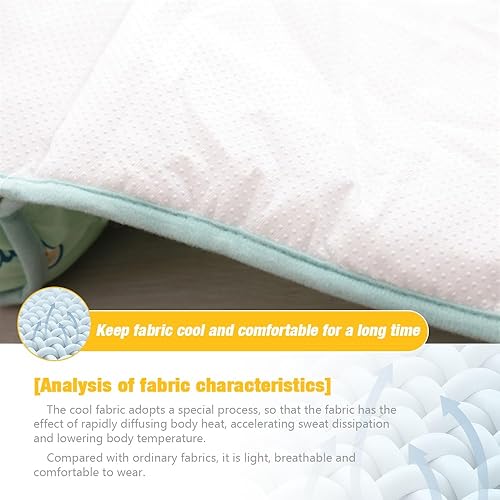 Miniatura 4 de ROWPOZ Cama refrescante para gatos y perros, tapete refrescante para mascotas con almohada, portátil y lavable, manta refrescante para mascotas,