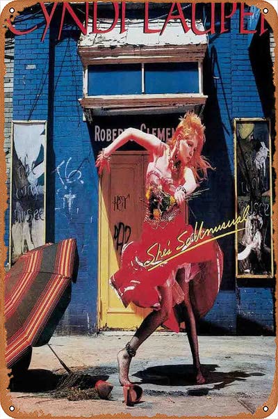 Amazon.co.jp: RMLYUSR Cyndi Lauper She s So Unusual ポスター 壁