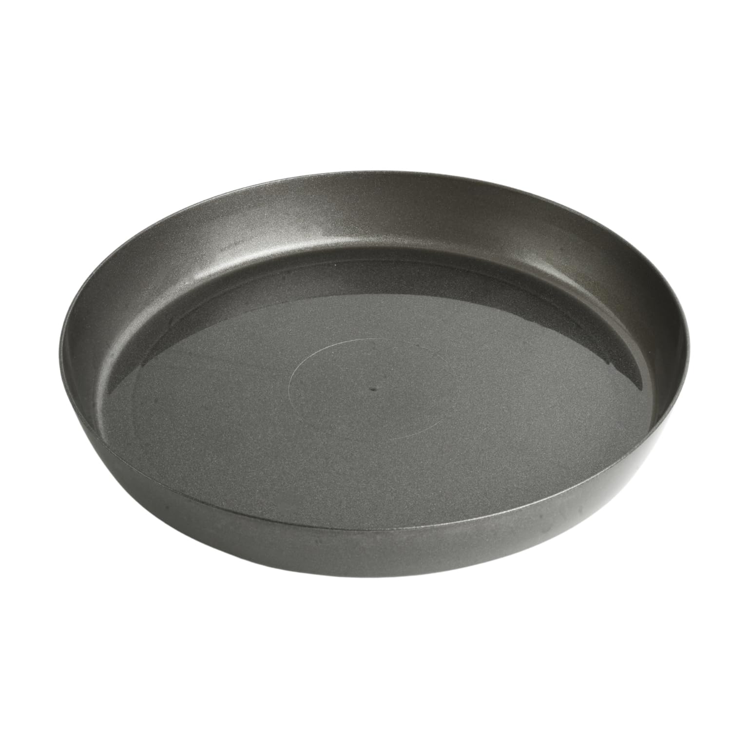 B2C Premium Glossy Flower Pot Saucer – Water-Resistant Plant Trays to Protect Furniture & Floors – Multiple Sizes & Colors for Indoor & Outdoor Plants (Graphite, 23.8cm)