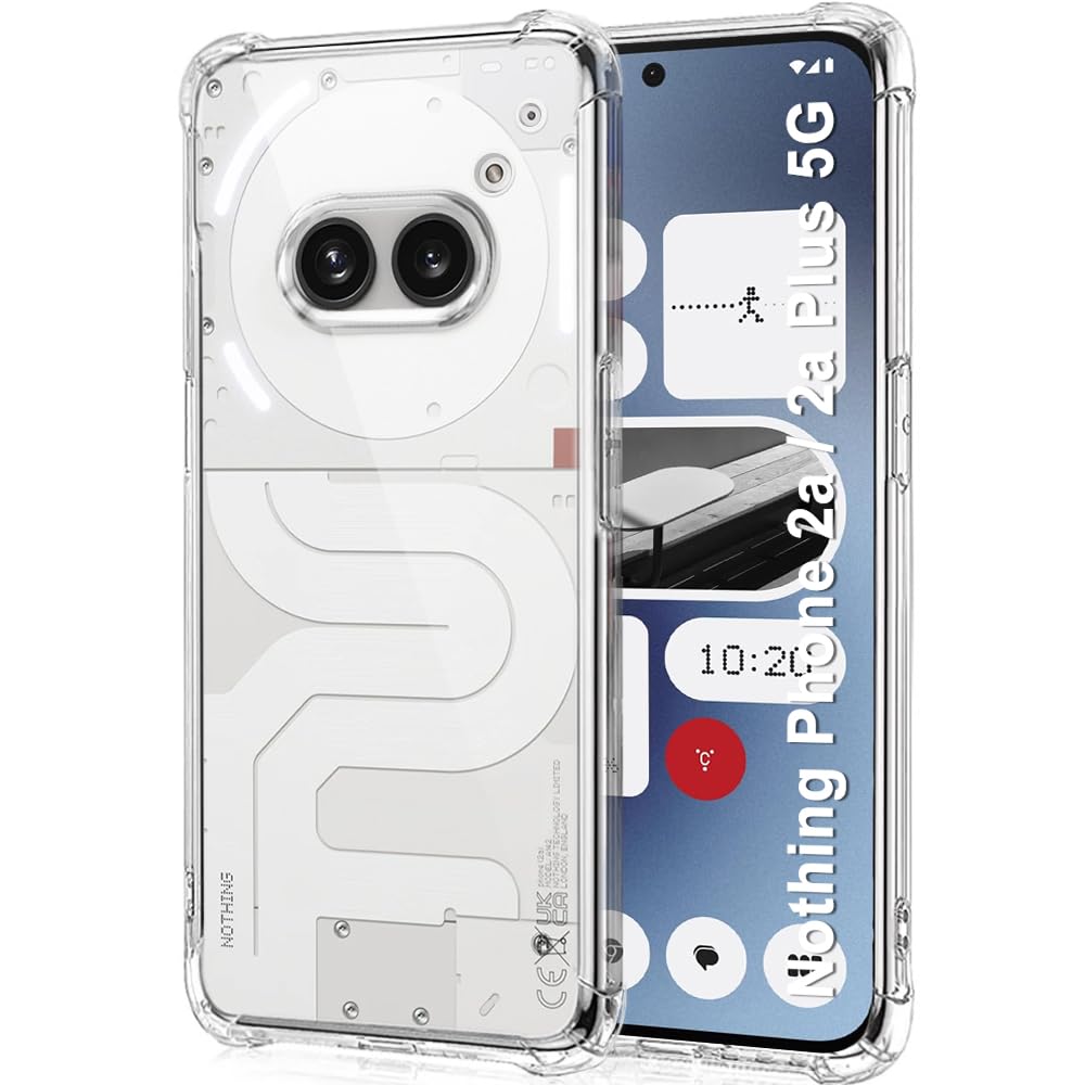 TheGiftKart Transparent Crystal Clear Back Cover Case For Nothing Phone 2a / 2a Plus 5 | Shockproof Soft TPU Case | Cushioned Edges for Ultimate Protection Back Case for Phone 2a 5G (TPU, Transparent) (B0D1KBPXGP) Amazon Price History, Amazon Price Tracker