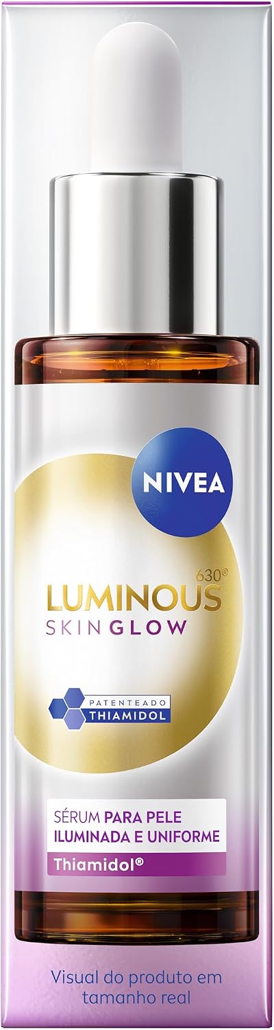 NIVEA LUMINOUS630® Skin Glow Sérum 30 ml - Com Thiamidol, Niacinamida e Aloe Vera