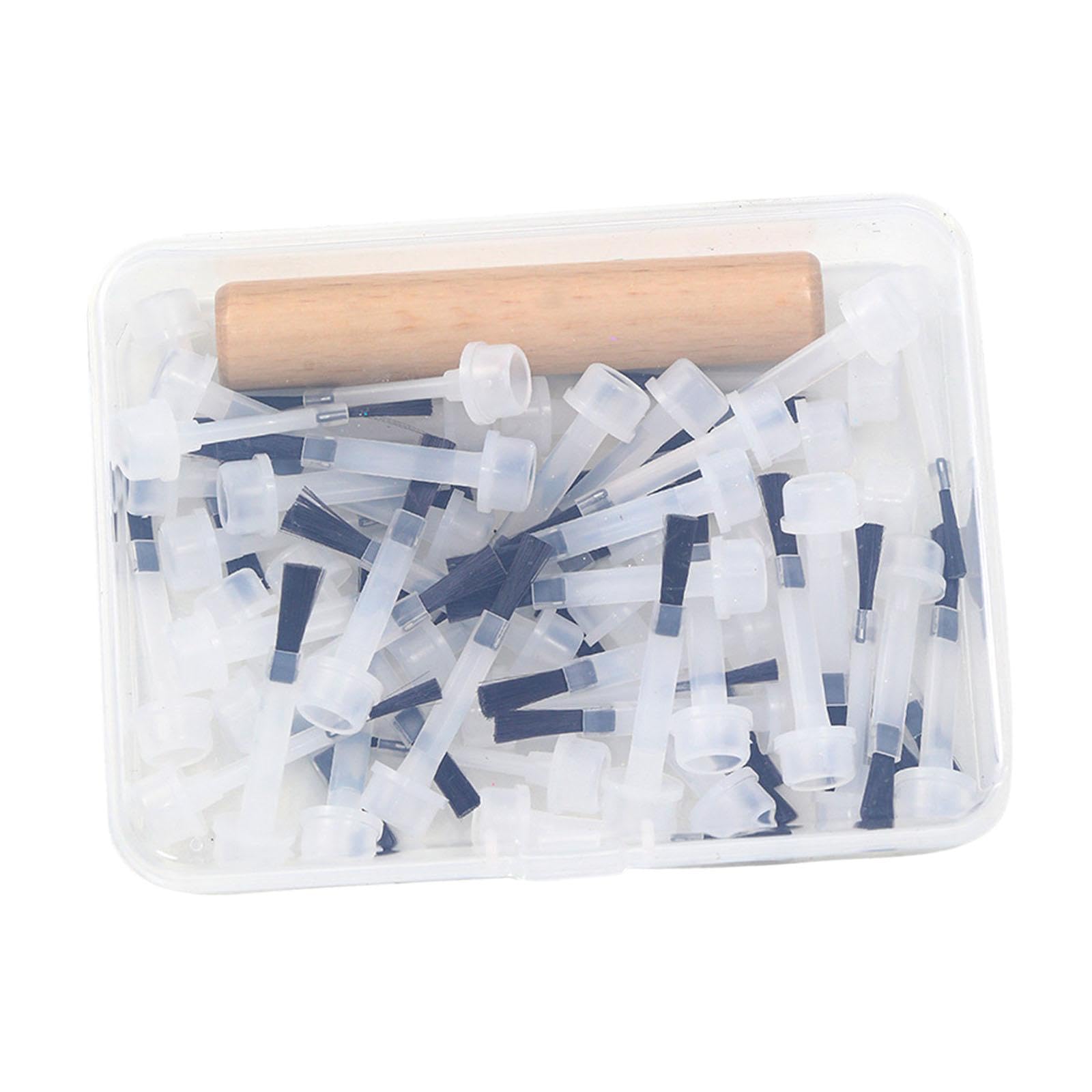 50 Pieces Nail Polish Replacement Brush for Salon Nail Polish Nail Care Manicure Pedicure Health-image-0