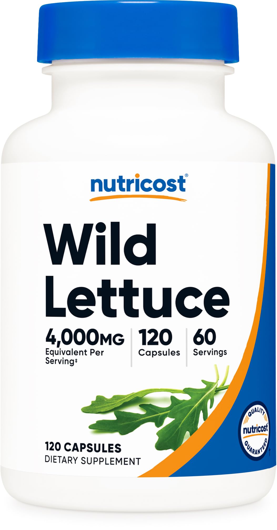 Nutricost Wild Lettuce Extract 120 Capsules for 60 Servings - Vegan, GMO Free and Gluten Free