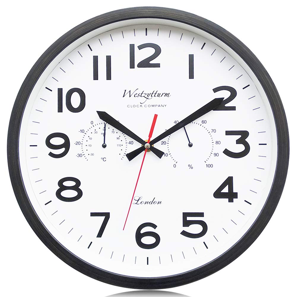 The Ultimate Wall Clock Atomic Wall Clock, Large, Silent