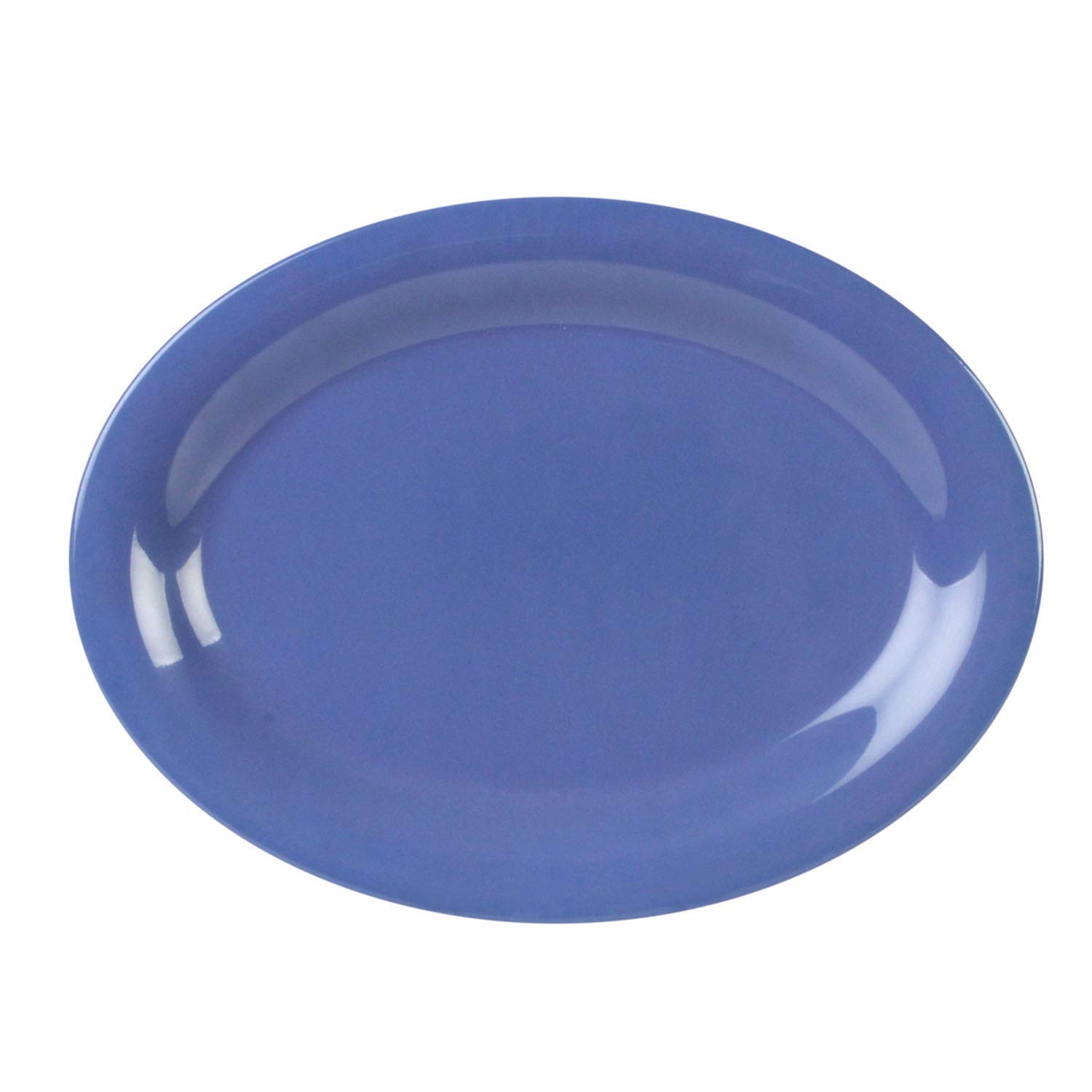 Color purple melamine dinnerware collection 13 1/2" x 10 1/2" platter by Thunder Group – Large, Melamine, Purple, Model CR213BU